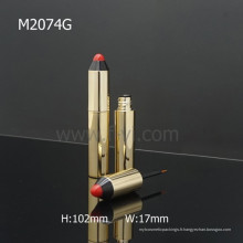 Forme de stylo Custom Cosmetic Packaging Gold Empty Pencil Eyeliner